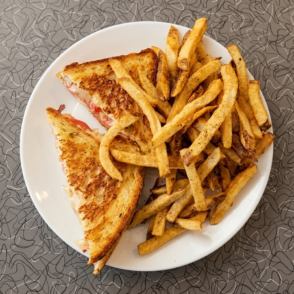 Famous poutine with homemade gravy at White Star Diner Winnipeg